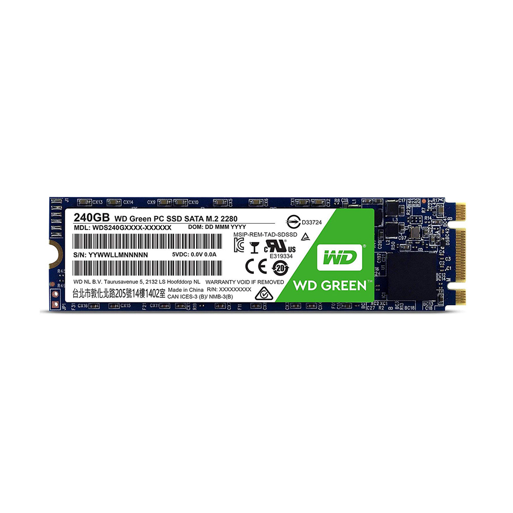 Ổ CỨNG SSD Western Digital Green M.2 2280 Sata III 240GB 