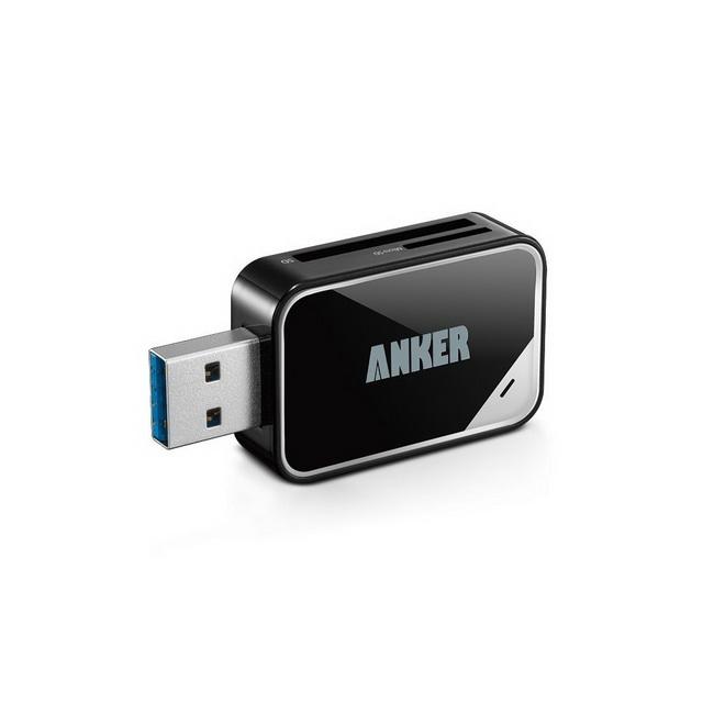 Đầu đọc thẻ nhớ Anker USB 3.0 Card Reader 8-in-1 2 slot AR200